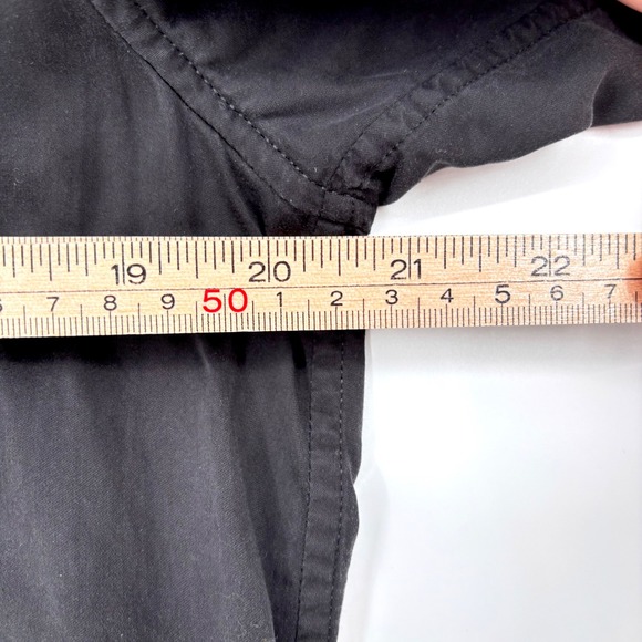 Lululemon City Stroll Tencel Jacket Sz 8 Black Hooded Anorak Cinch Waist Utility - Picture 15 of 16